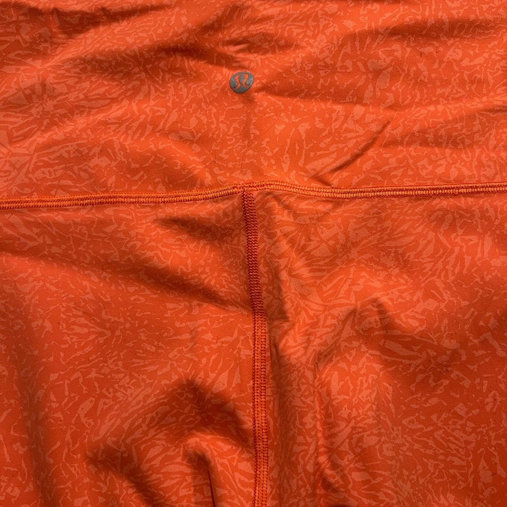 Lululemon Athletica Orange Leggings
